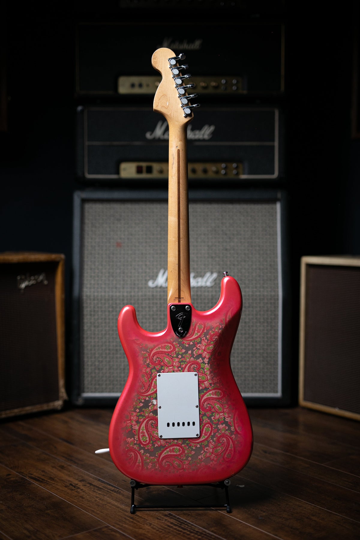 1987 Fender Stratocaster MIJ Electric Guitar - Pink Paisley