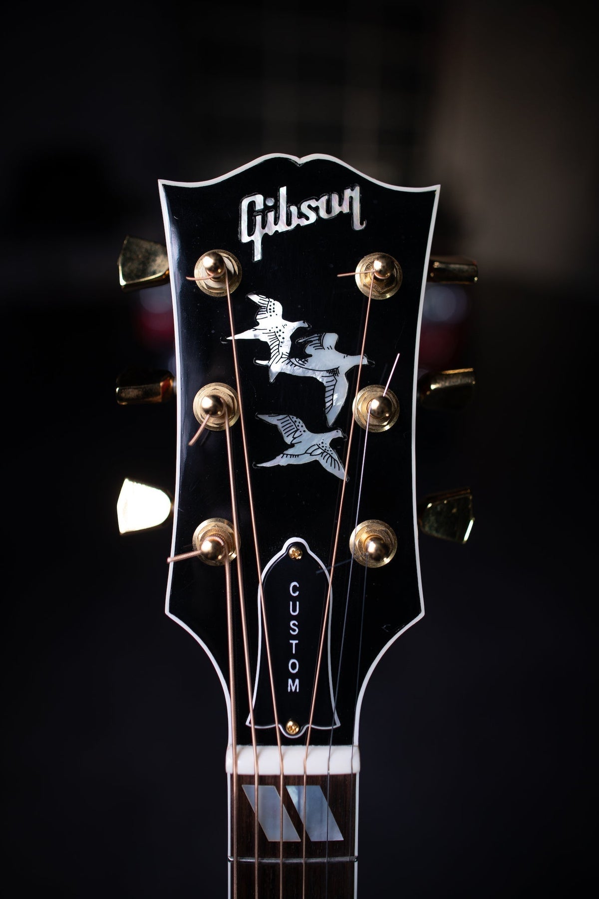 1997 Gibson "Doves In Flight" Acoustic Guitar - Natural/Cherry