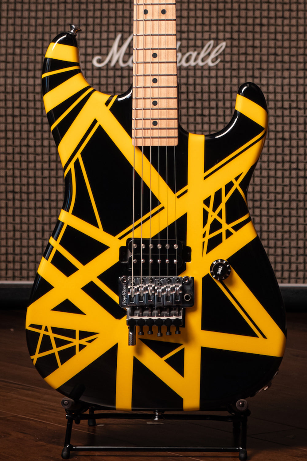 2005 Charvel EVH Art Series LTD Electric Guitar - Black/Yellow