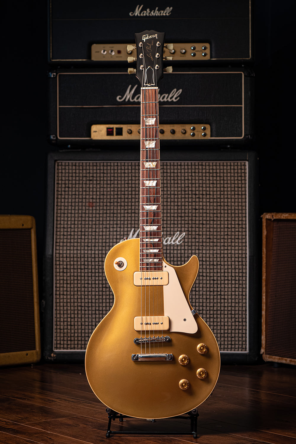2008 Gibson Custom Shop 1956 Les Paul R6 Electric Guitar - Gold Top