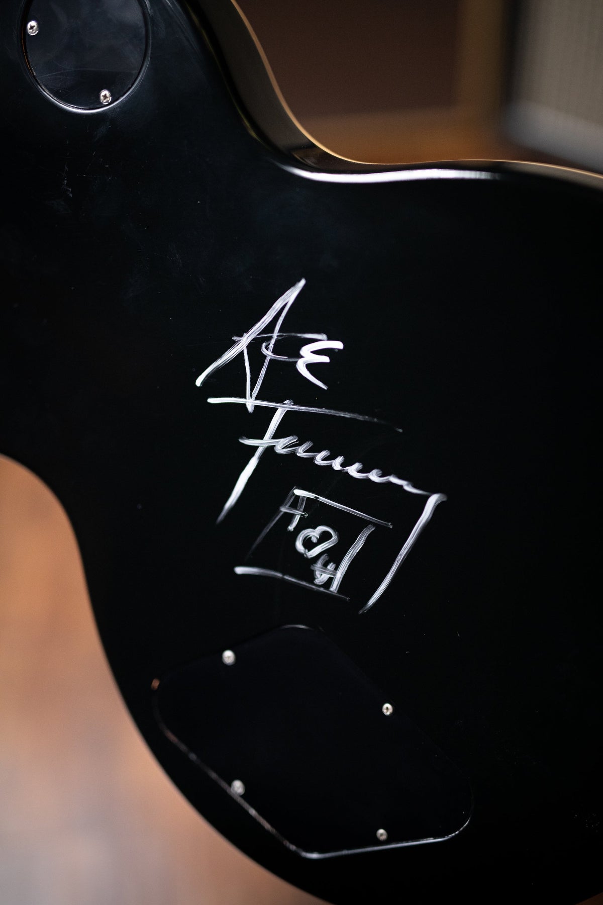 1989 Gibson Les Paul Standard Electric Guitar [Signed by Ace Frehley] - Ebony