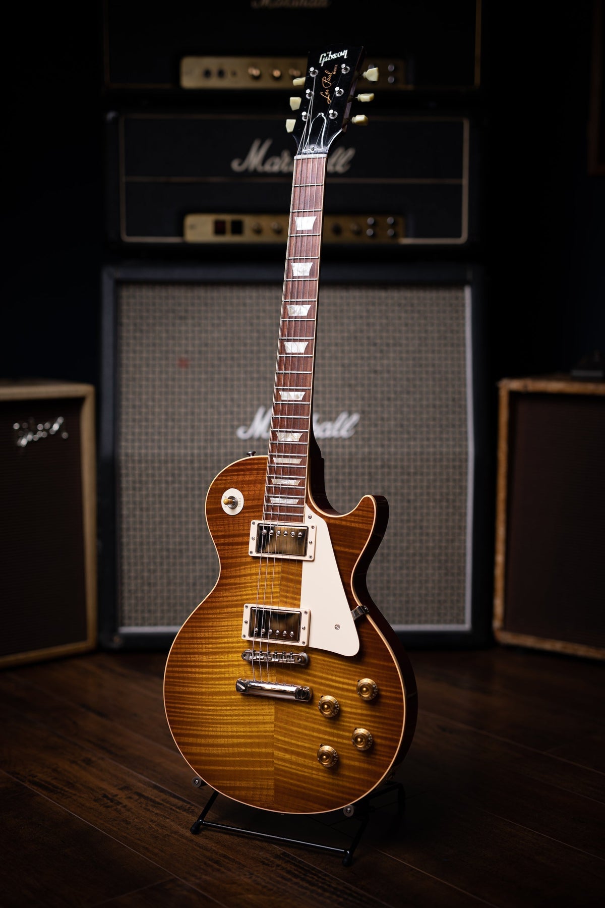 2009 Gibson Custom Shop 1959 Les Paul Reissue 50th Anniversary Electric Guitar - Sweet Tea Burst