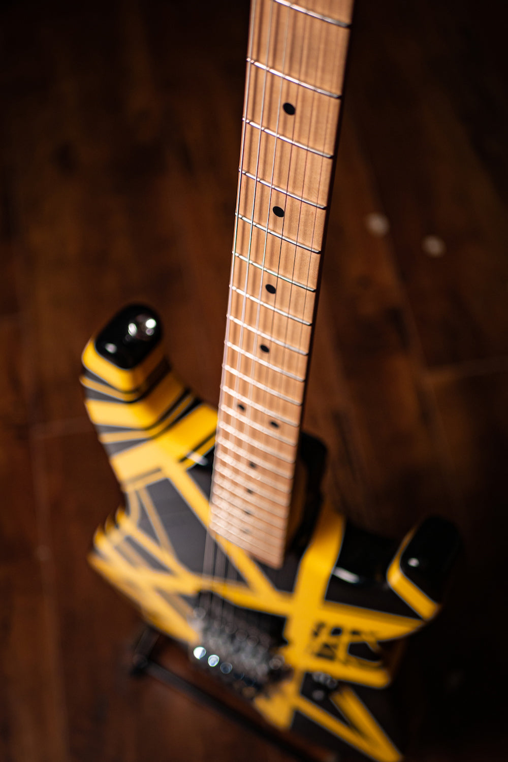 2005 Charvel EVH Art Series LTD Electric Guitar - Black/Yellow