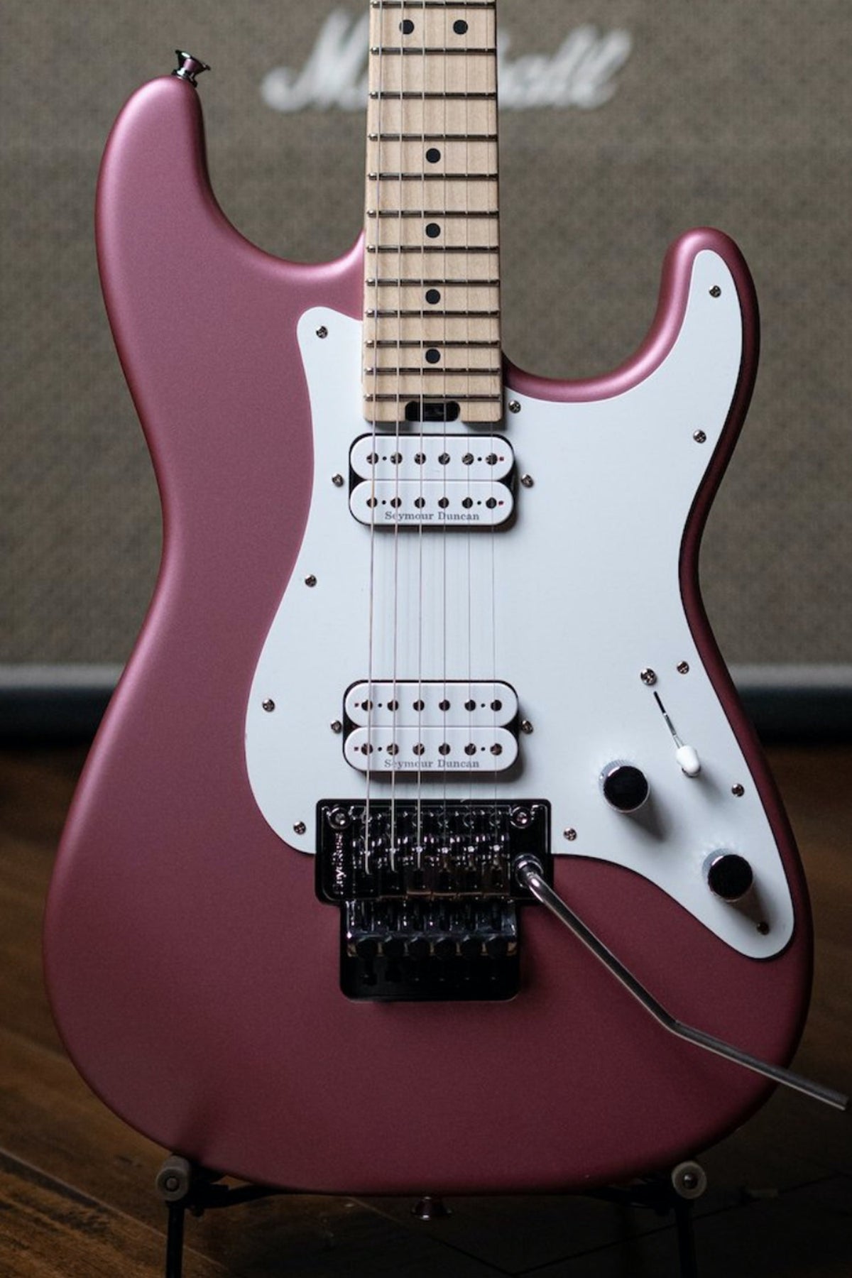 Charvel Pro-Mod So-Cal Style 1 HH FR M Electric Guitar - Satin Burgundy Mist