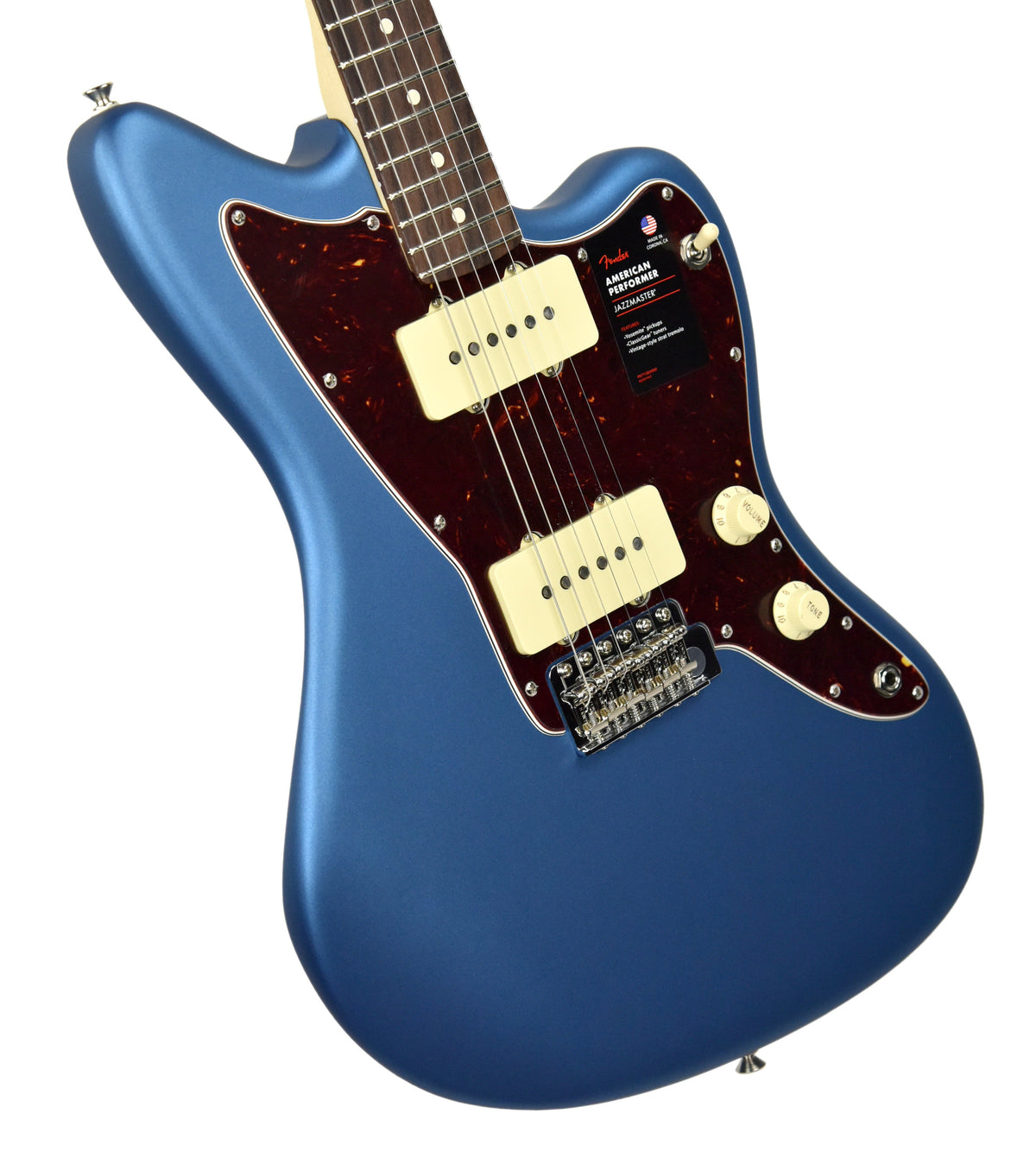 Fender American Performer Jazzmaster Satin Lake Placid Blue US19007165