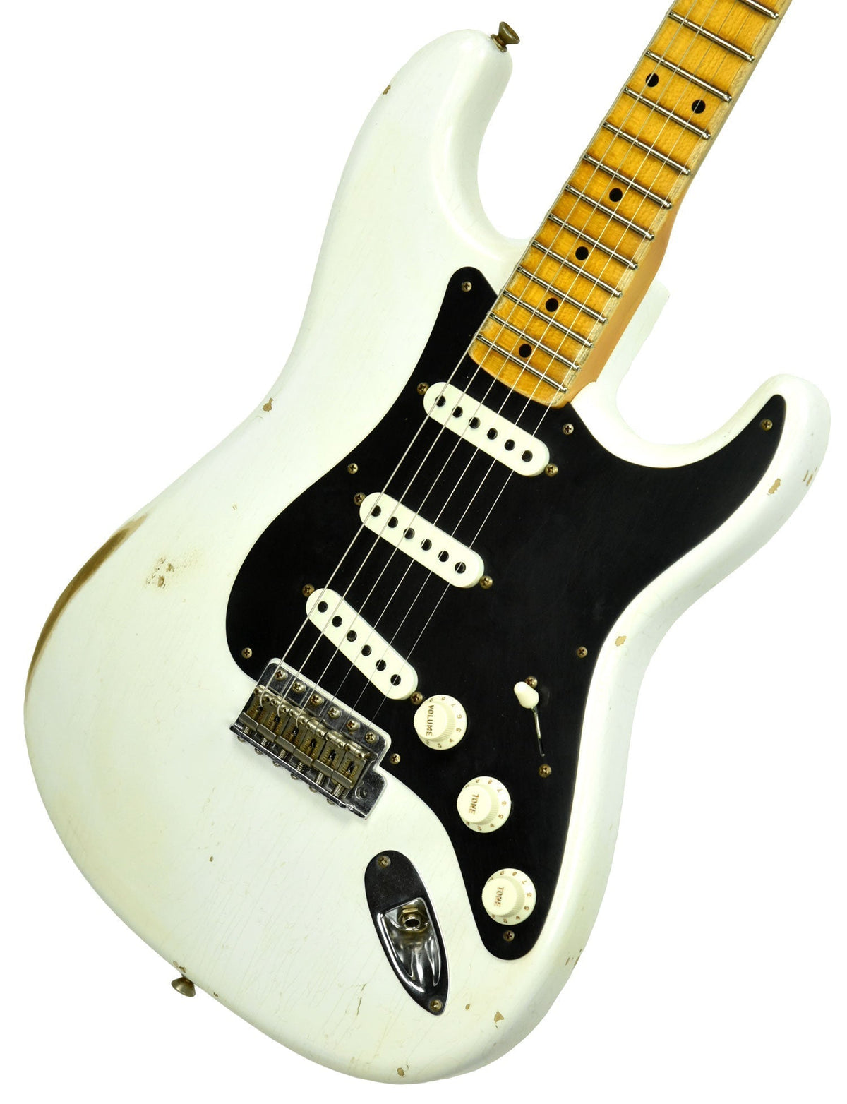 Fender Custom Shop Ancho Poblano Stratocaster in White Blonde CZ539784