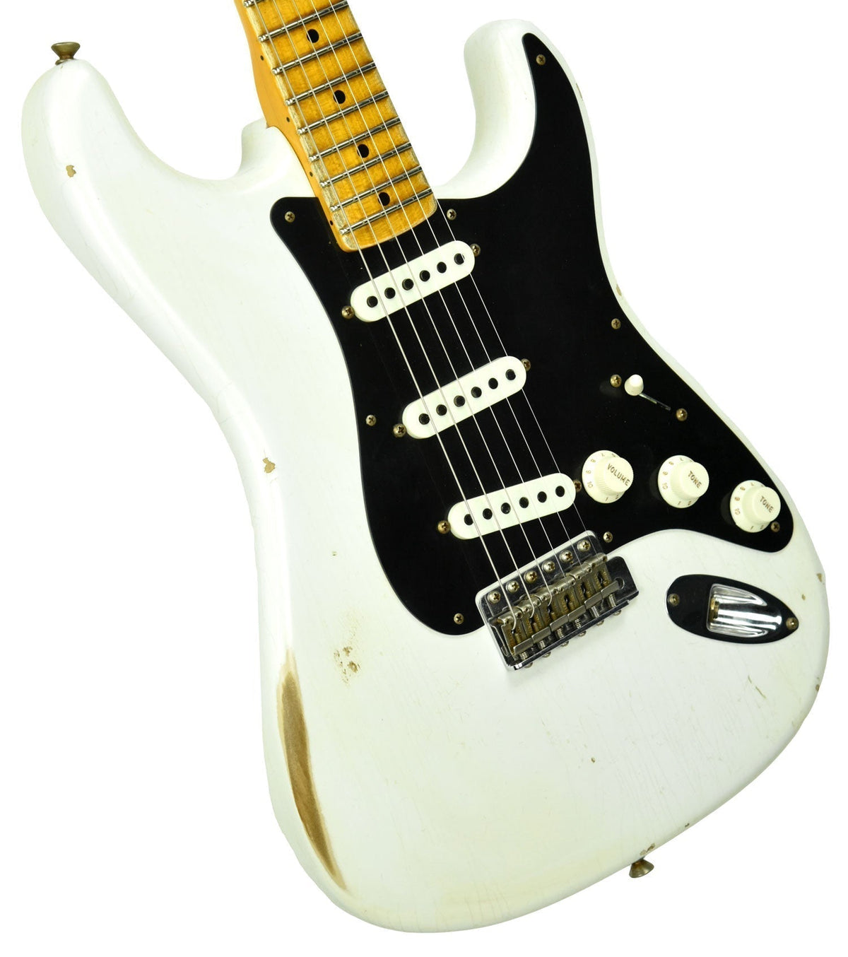 Fender Custom Shop Ancho Poblano Stratocaster in White Blonde CZ539784