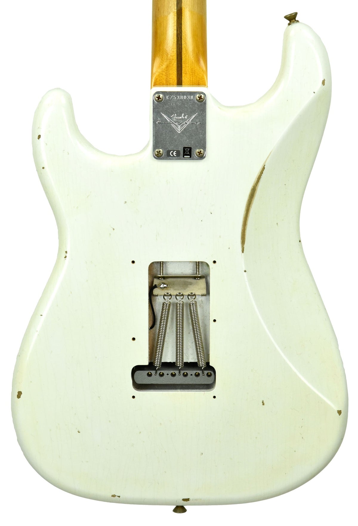 Fender Custom Shop Ancho Poblano Stratocaster in White Blonde CZ538038