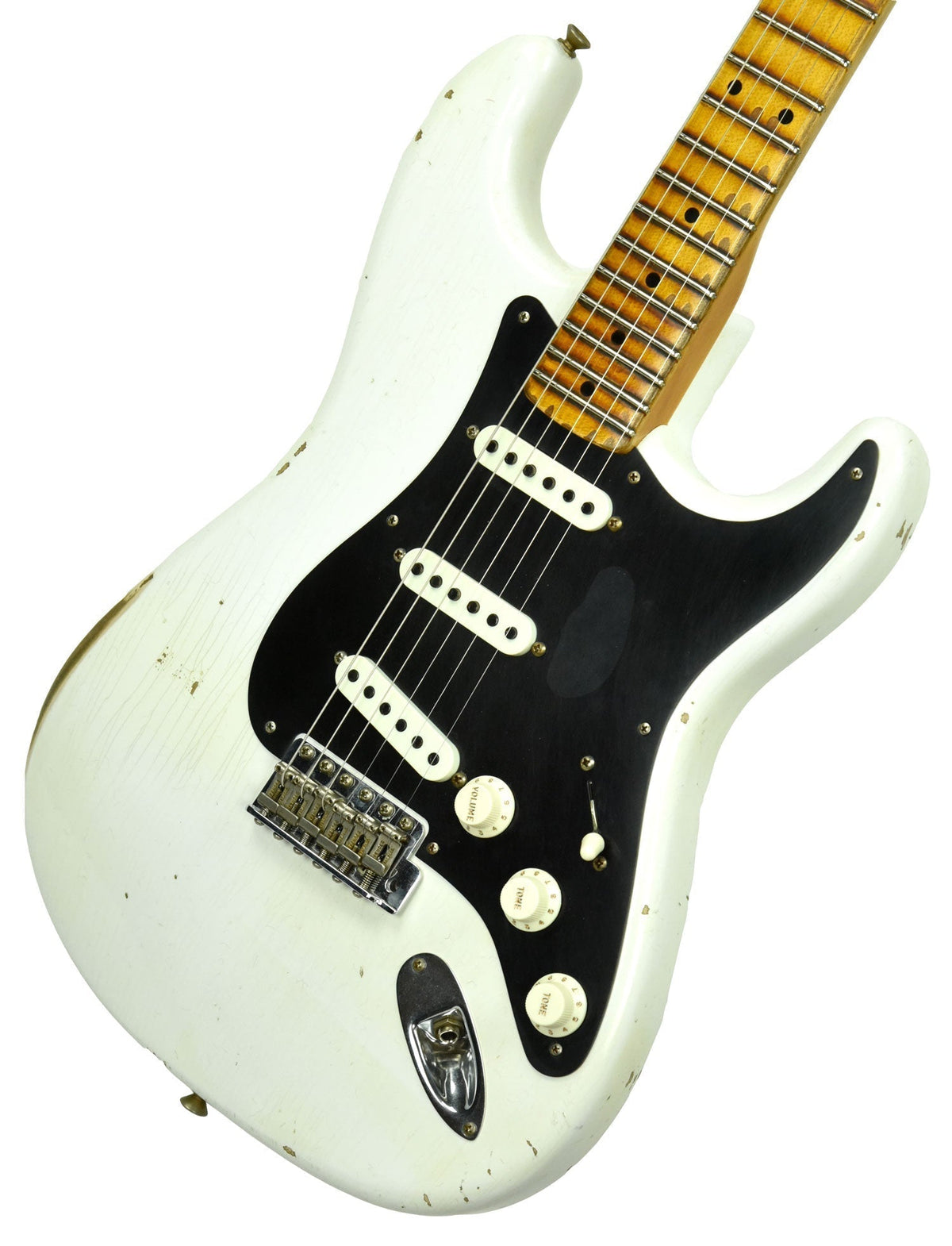 Fender Custom Shop Ancho Poblano Stratocaster in White Blonde CZ538038