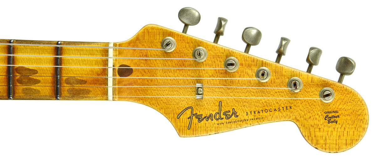 Fender Custom Shop Ancho Poblano Stratocaster in White Blonde CZ538038