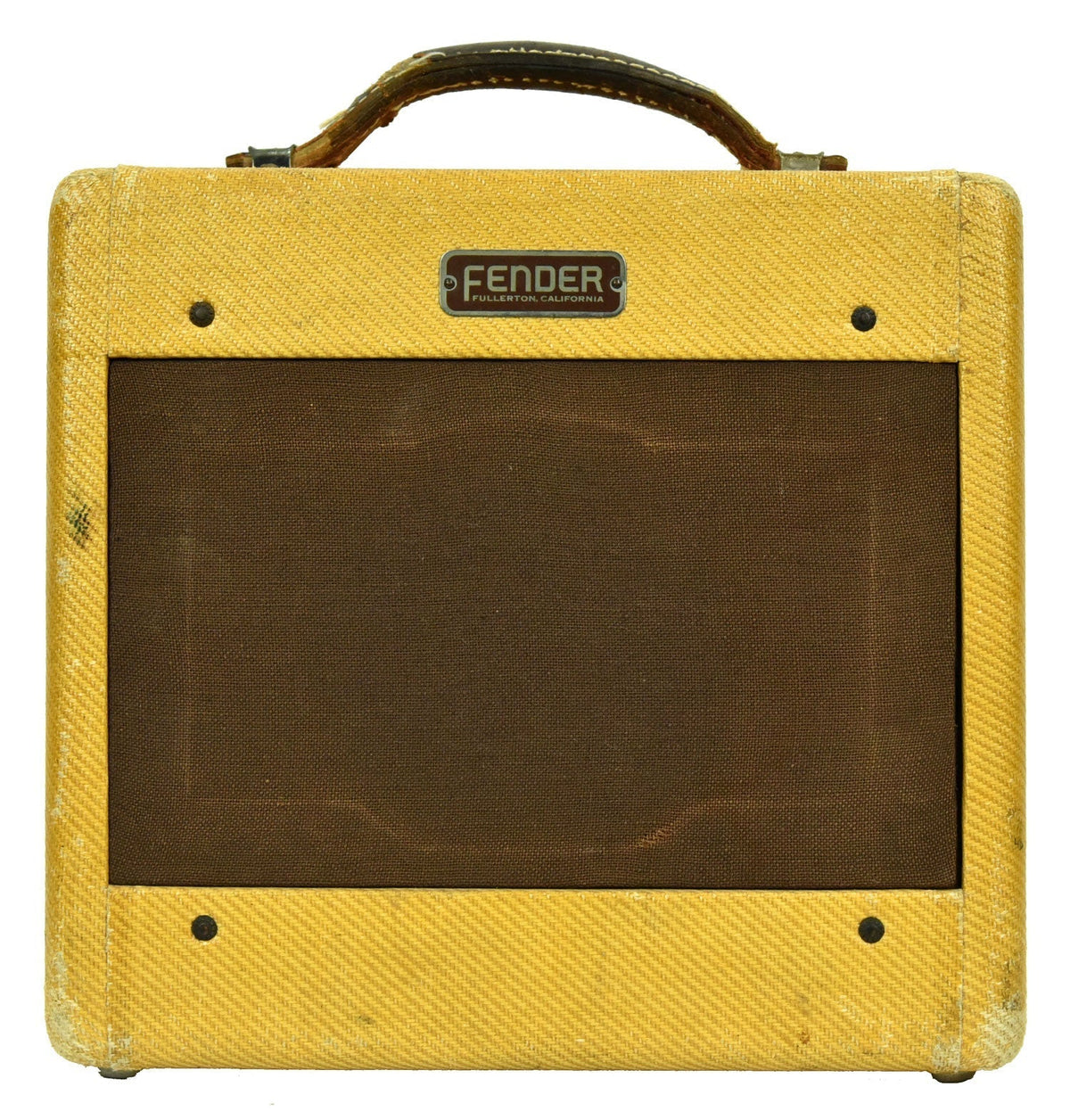 Used 1950's Fender Model 600 Amplifier in Tweed SN 4400