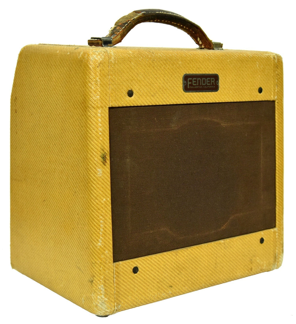 Used 1950's Fender Model 600 Amplifier in Tweed SN 4400