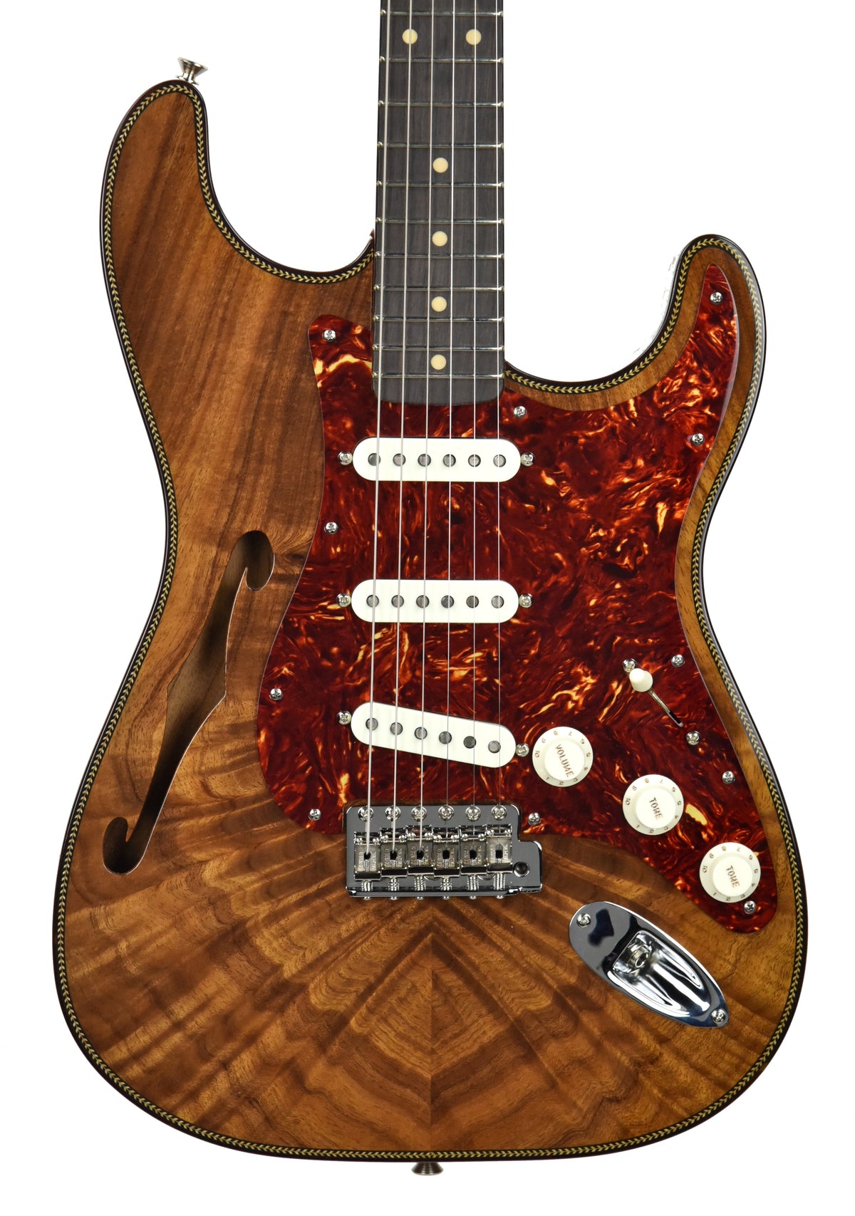 Fender Custom Shop Limited Artisan Koa Thinline Stratocaster CZ541170