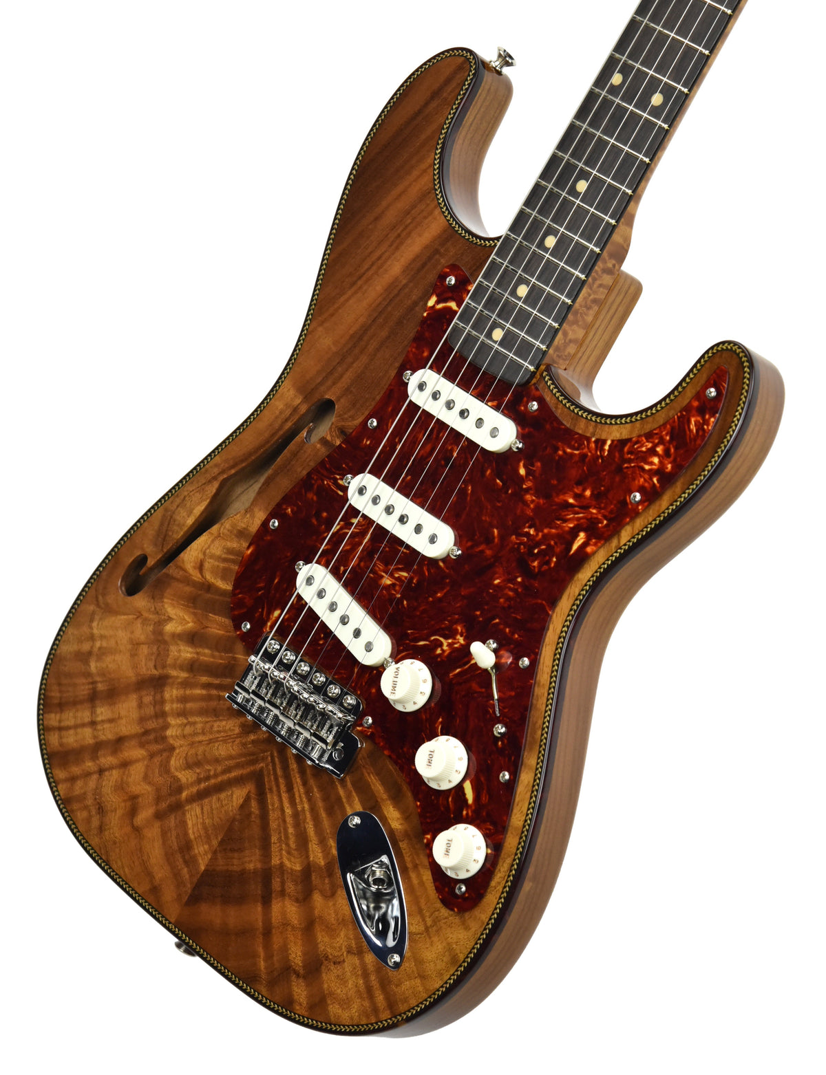 Fender Custom Shop Limited Artisan Koa Thinline Stratocaster CZ541170