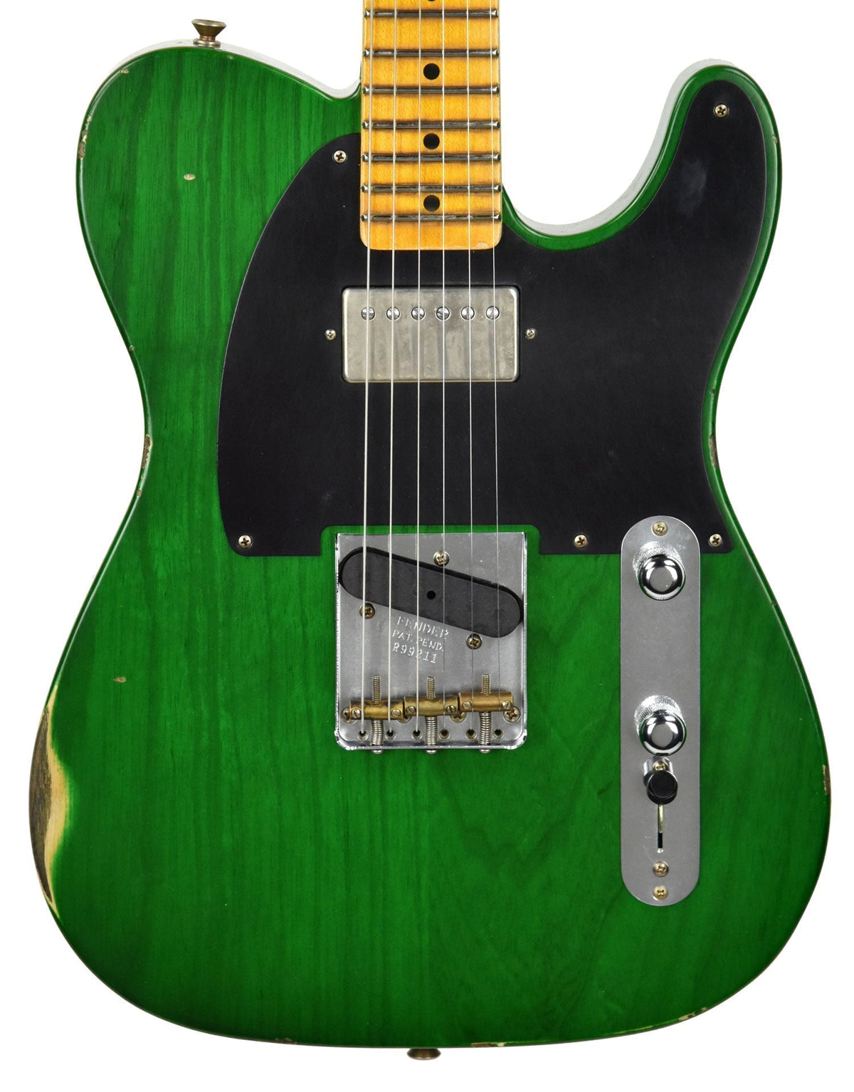 Fender Custom Shop 52 H/S Telecaster Relic Emerald Green Transparent R99211