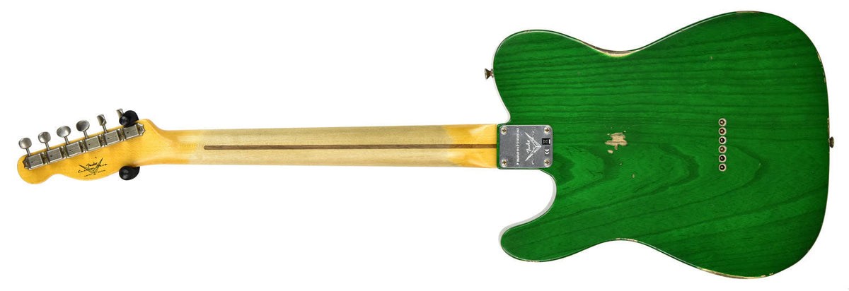 Fender Custom Shop 52 H/S Telecaster Relic Emerald Green Transparent R99211
