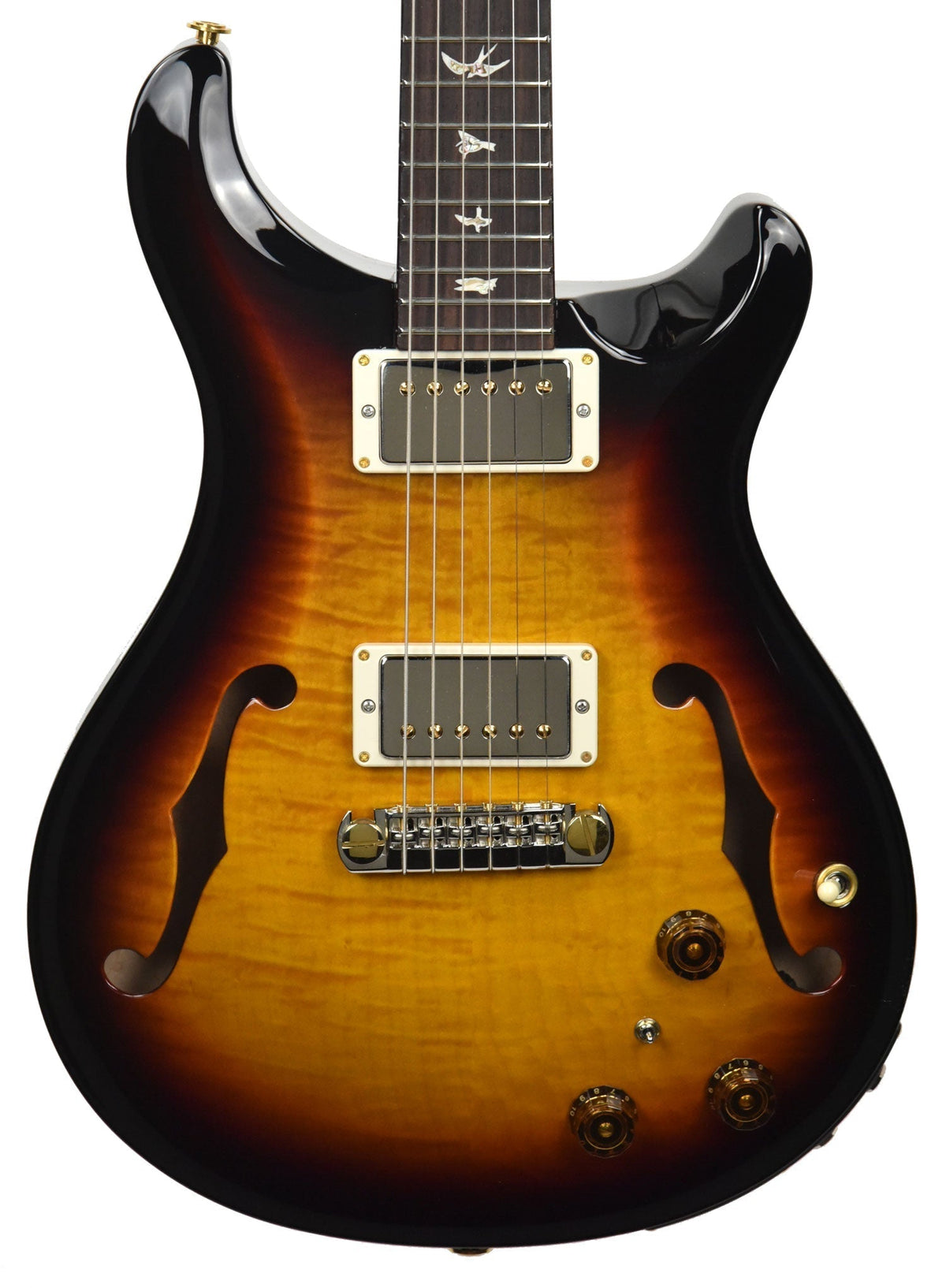 PRS Hollowbody II w/Piezo in Tri Color Sunburst 190264353