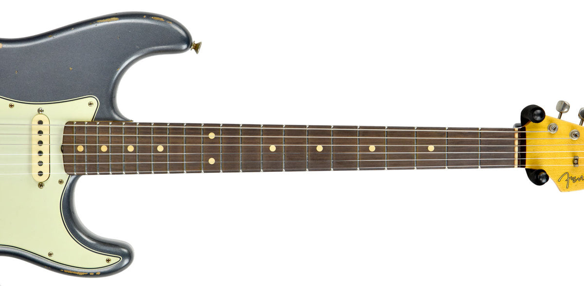Fender Custom Shop 61 Stratocaster Relic Charcoal Frost Metallic CZ543022