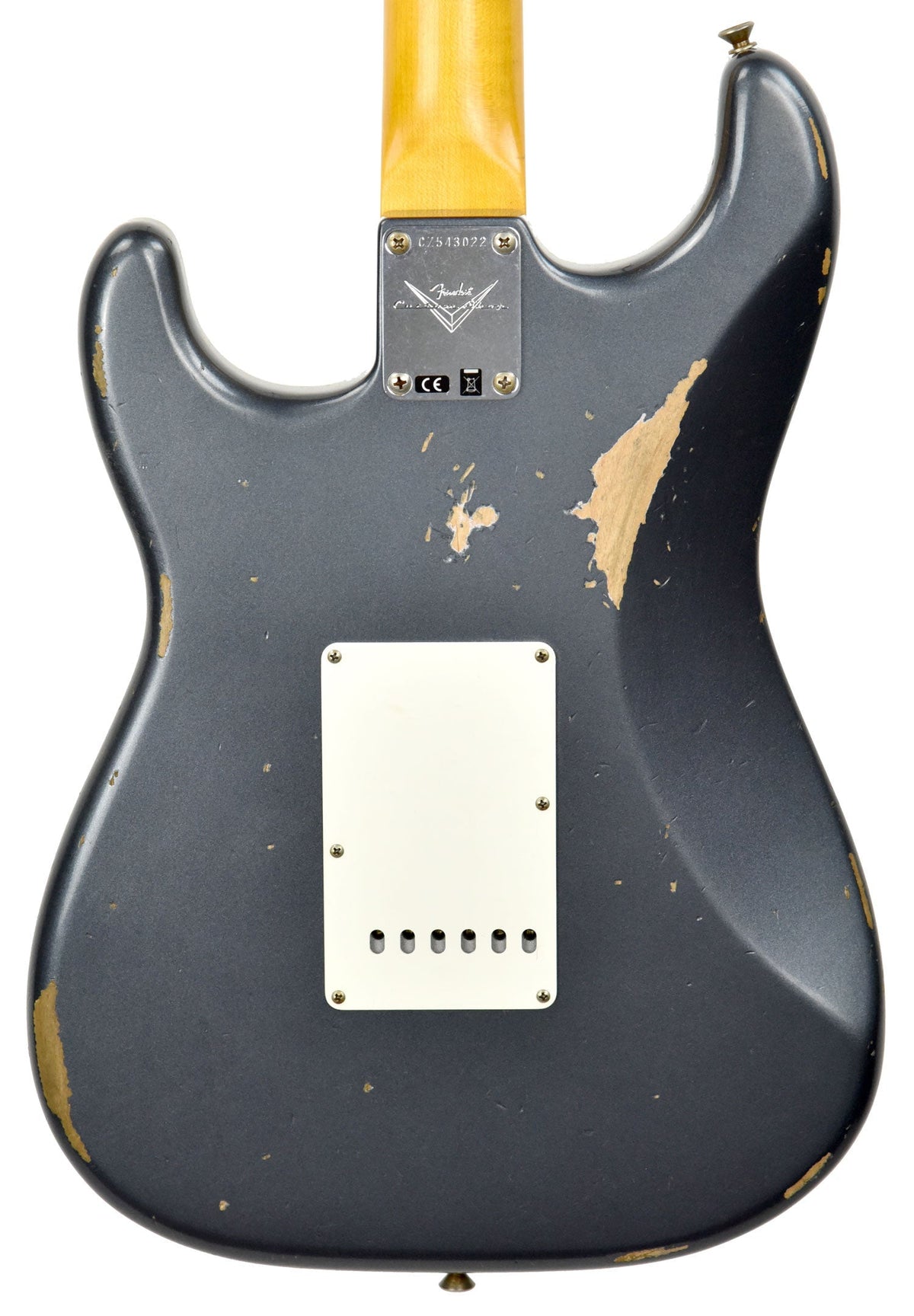 Fender Custom Shop 61 Stratocaster Relic Charcoal Frost Metallic CZ543022