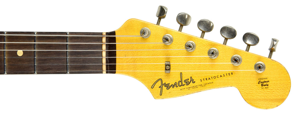 Fender Custom Shop 61 Stratocaster Relic Charcoal Frost Metallic CZ543022