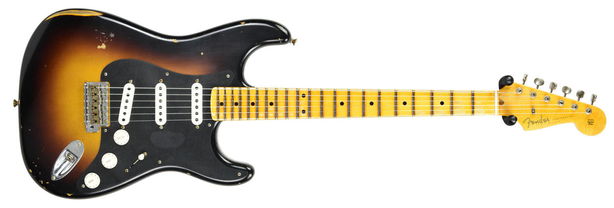 Fender Custom Shop Ancho Poblano Stratocaster Relic 2 Tone Sunburst CZ542941