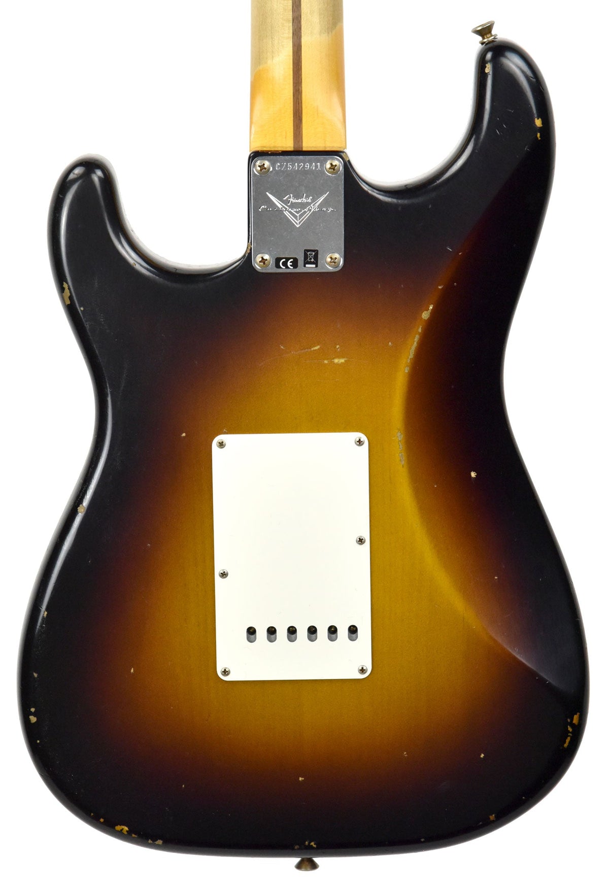 Fender Custom Shop Ancho Poblano Stratocaster Relic 2 Tone Sunburst CZ542941