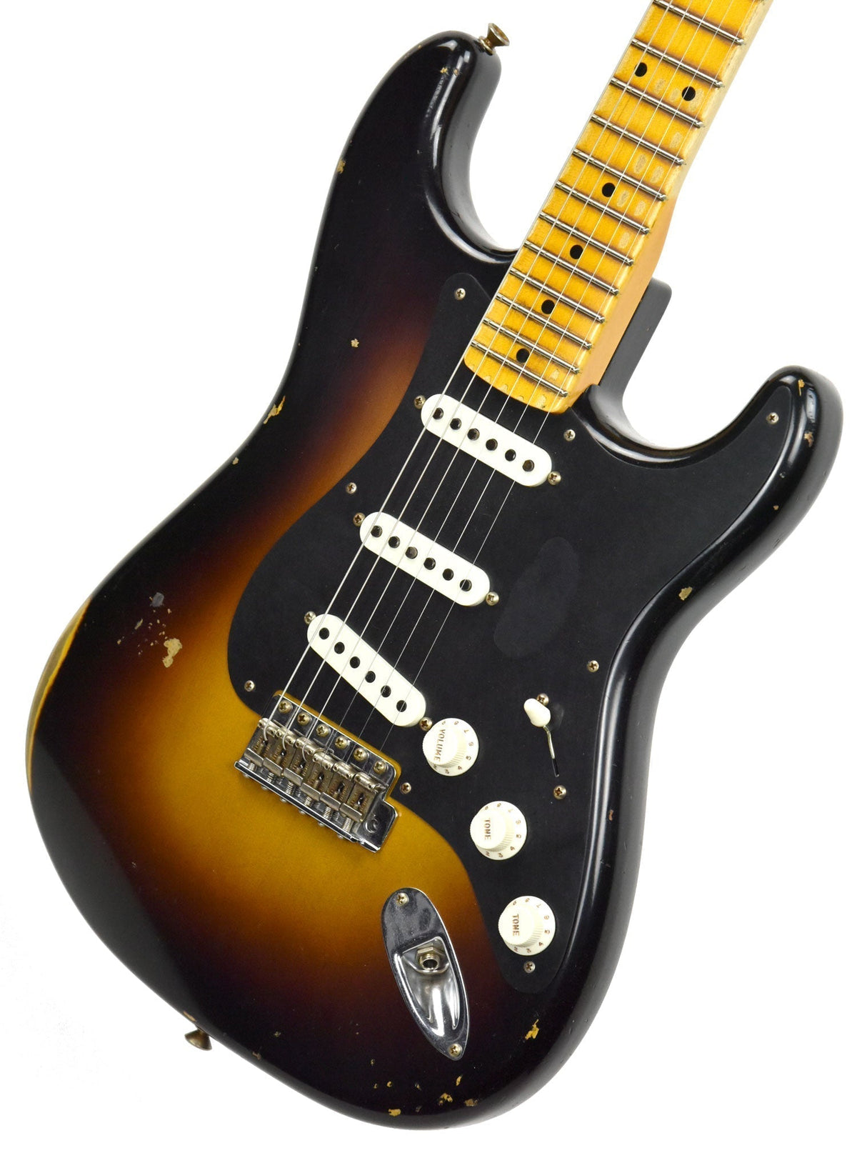 Fender Custom Shop Ancho Poblano Stratocaster Relic 2 Tone Sunburst CZ542941