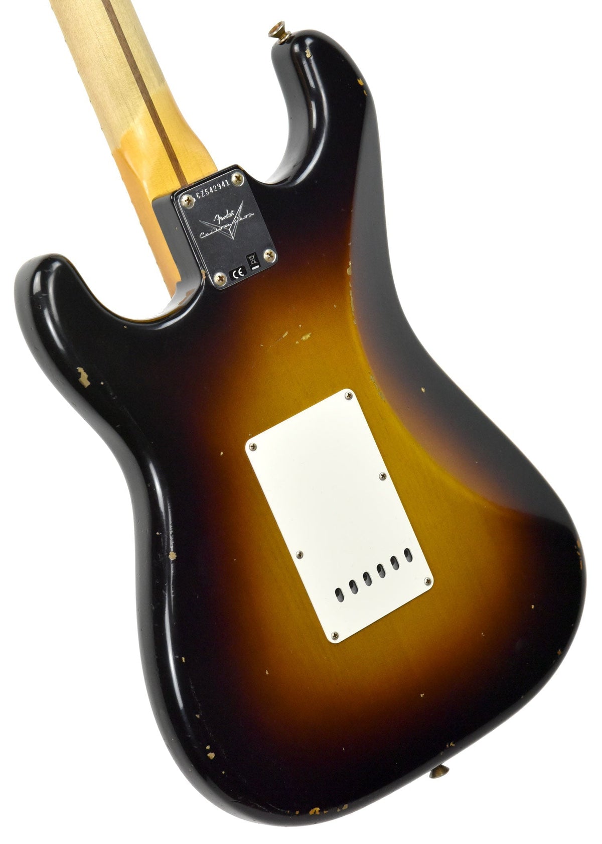 Fender Custom Shop Ancho Poblano Stratocaster Relic 2 Tone Sunburst CZ542941