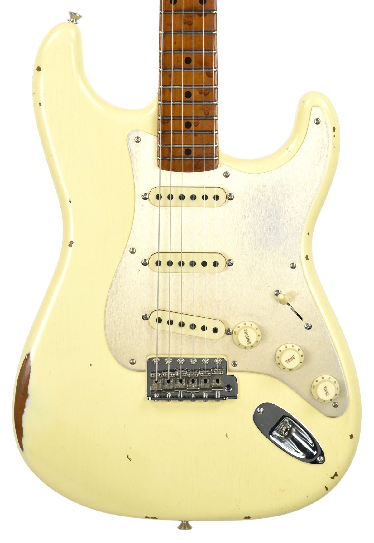 Fender Custom Shop LTD NAMM Roasted 56 Stratocaster Relic in Aged Vintage White CZ541924