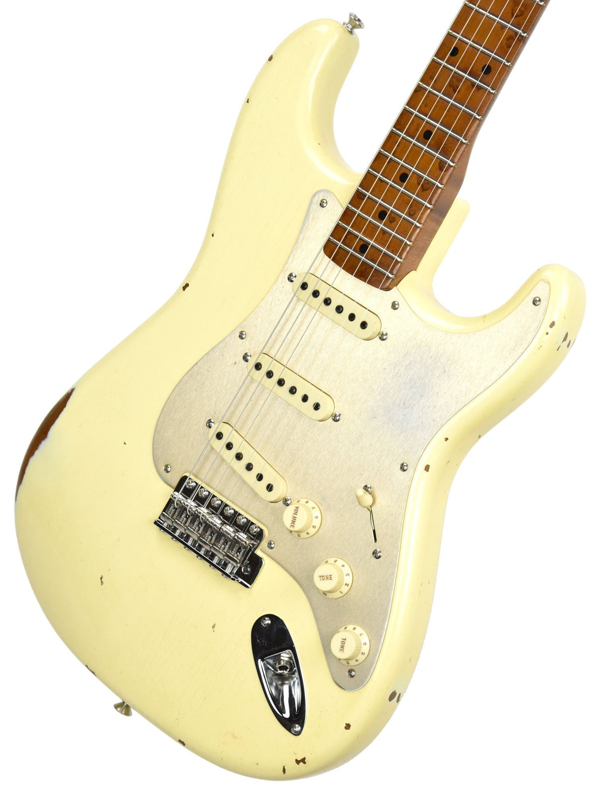 Fender Custom Shop LTD NAMM Roasted 56 Stratocaster Relic in Aged Vintage White CZ541924