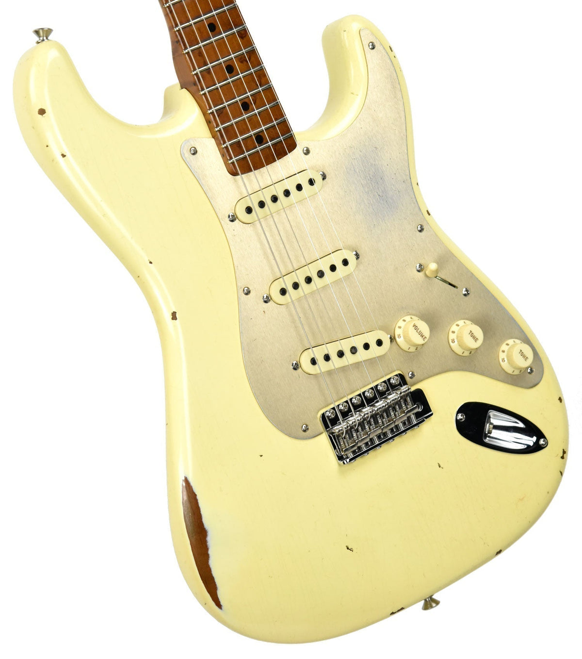 Fender Custom Shop LTD NAMM Roasted 56 Stratocaster Relic in Aged Vintage White CZ541924