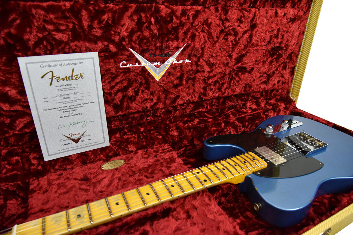 Fender Custom Shop 52 H/S Telecaster Relic in Lake Placid Blue R99182