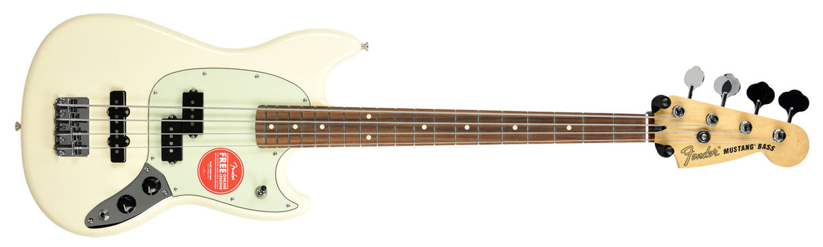 Fender Mustang Bass in Olympic White MX19059772