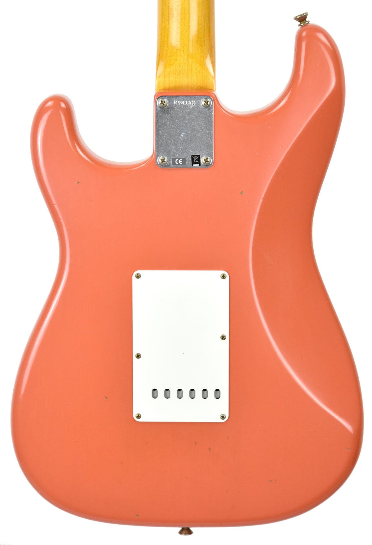 Fender Custom Shop 63 Stratocaster Journeyman Relic Fiesta Red/Salmon Pink R98152