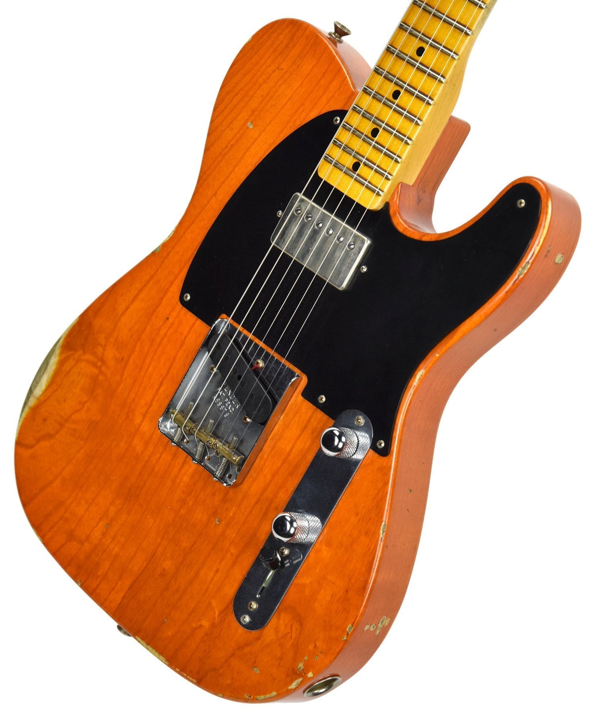 Fender Custom Shop 52 H/S Telecaster Relic Sunset Orange Transparent R98976