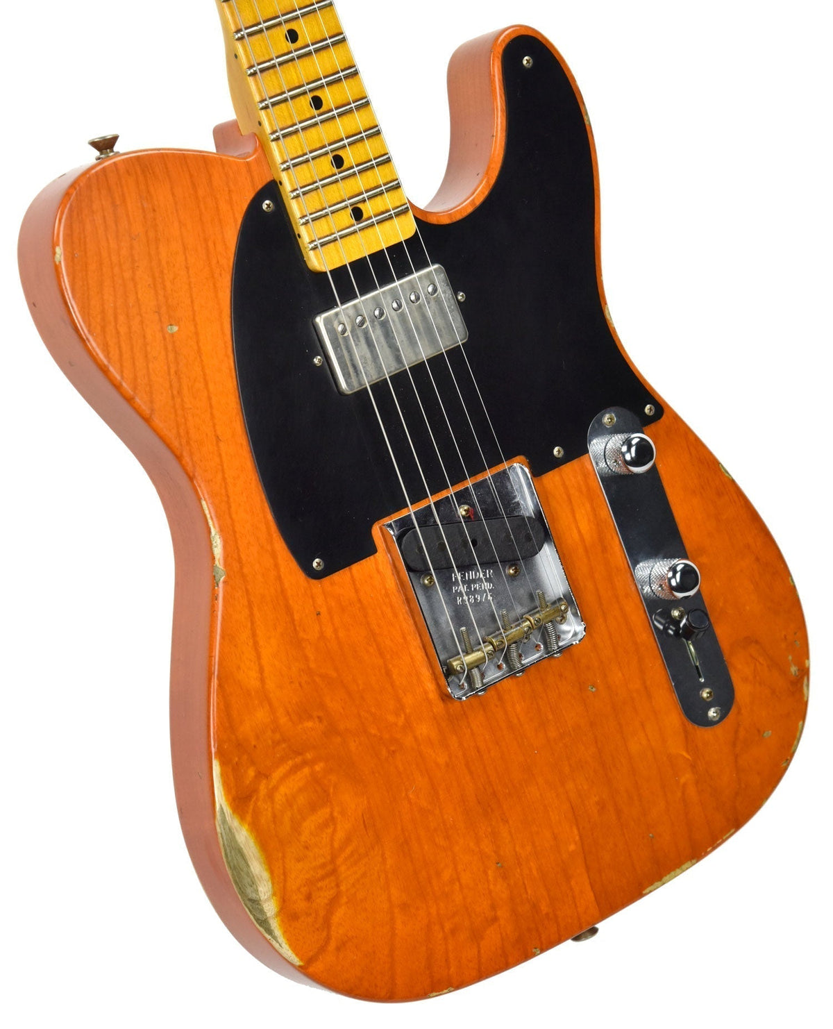 Fender Custom Shop 52 H/S Telecaster Relic Sunset Orange Transparent R98976