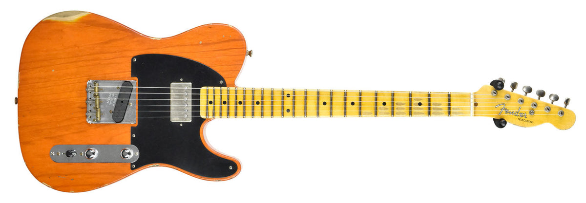 Fender Custom Shop 52 H/S Telecaster Relic in Sunset Orange Transparent R99028