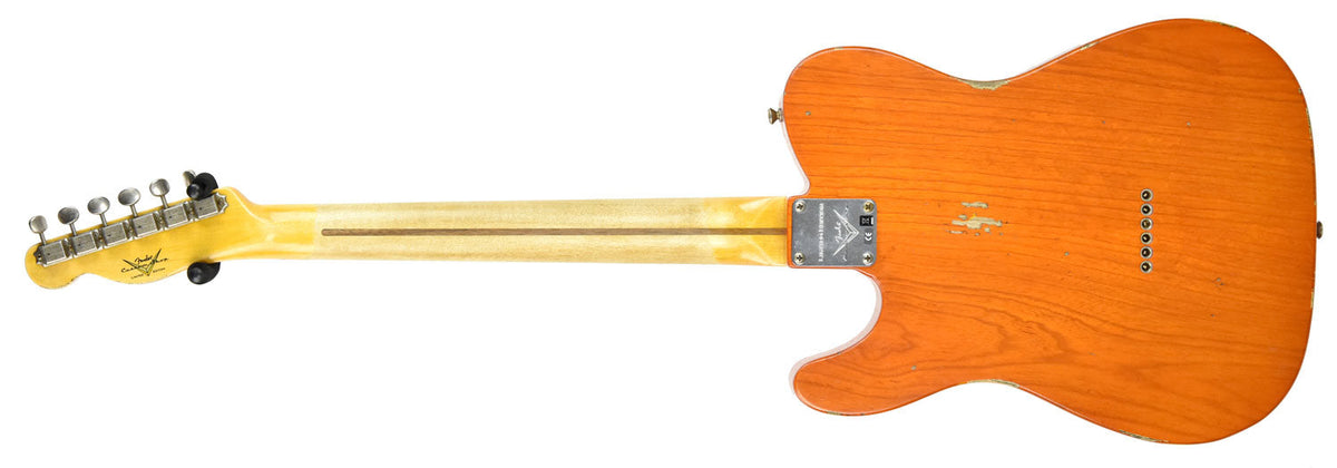 Fender Custom Shop 52 H/S Telecaster Relic in Sunset Orange Transparent R99028