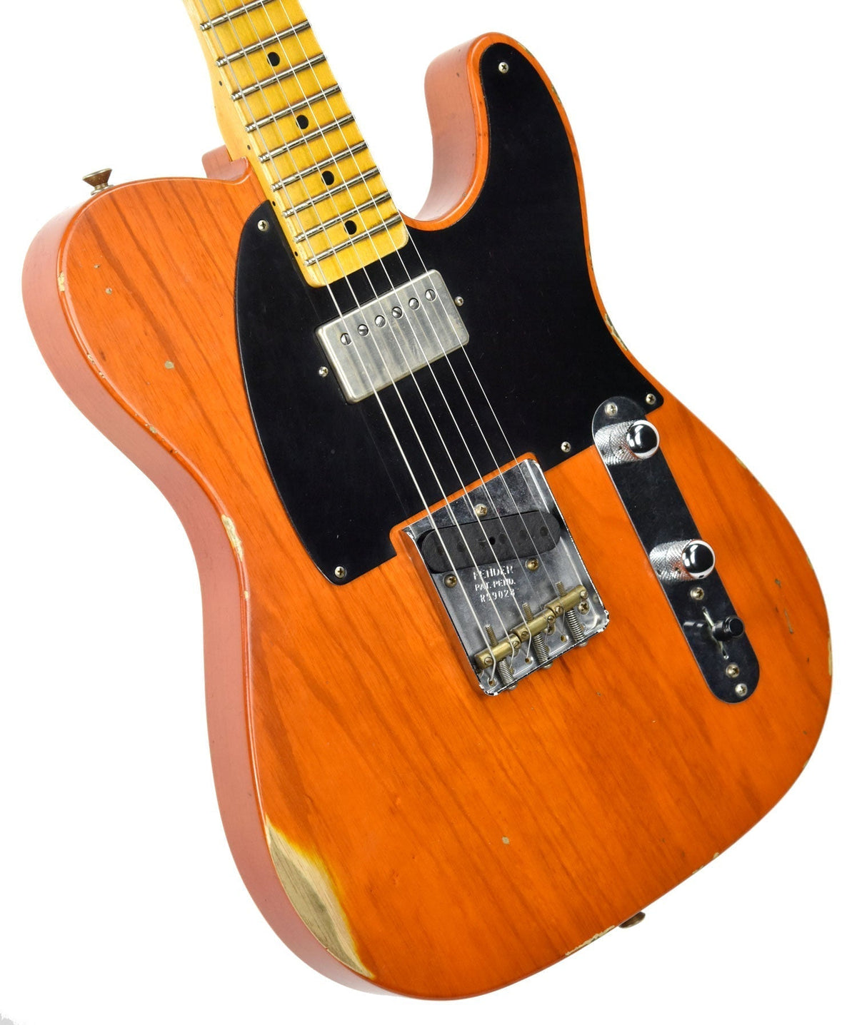 Fender Custom Shop 52 H/S Telecaster Relic in Sunset Orange Transparent R99028