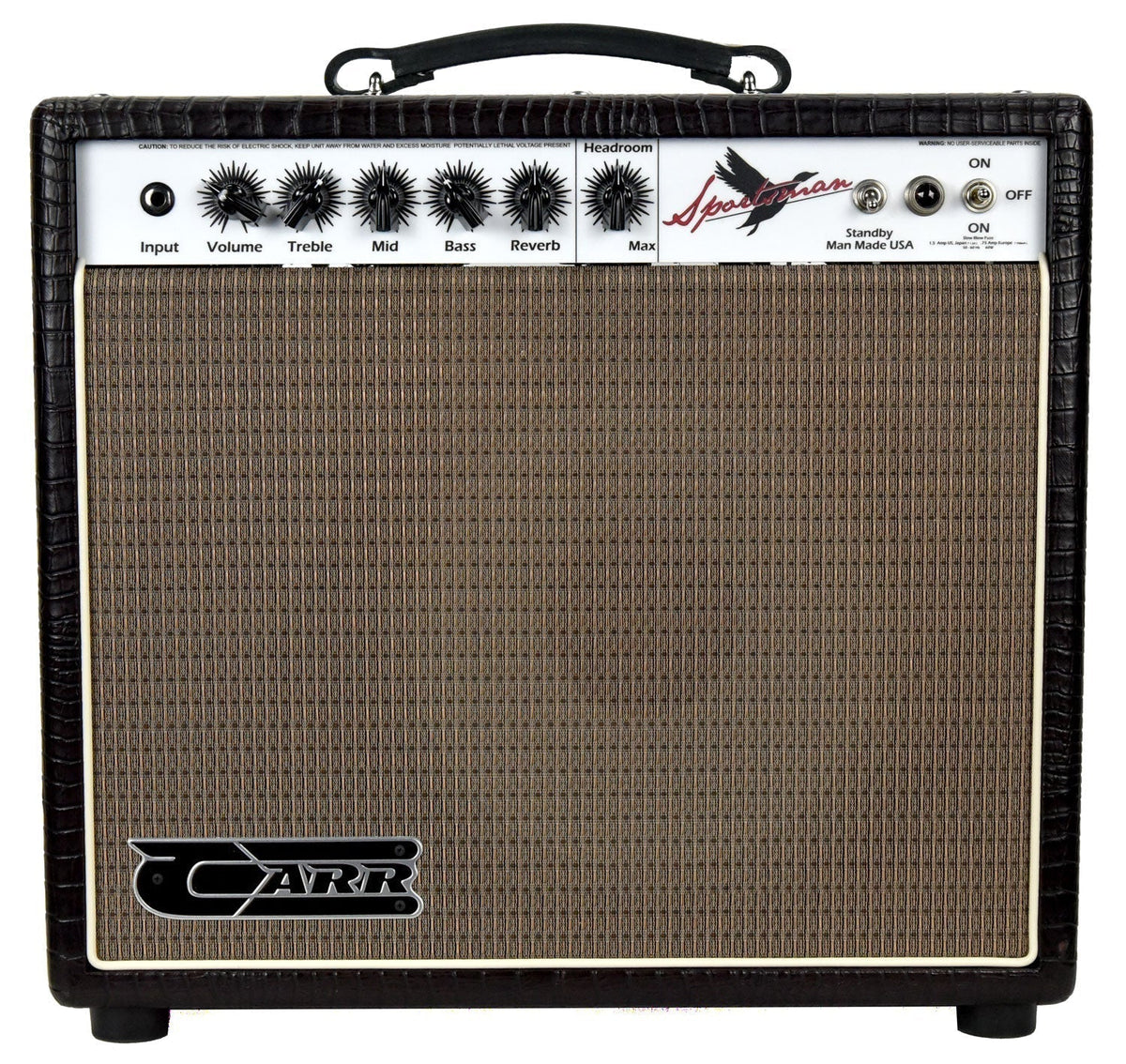 Carr Sportsman 1x12 Combo in Brown Gator 417