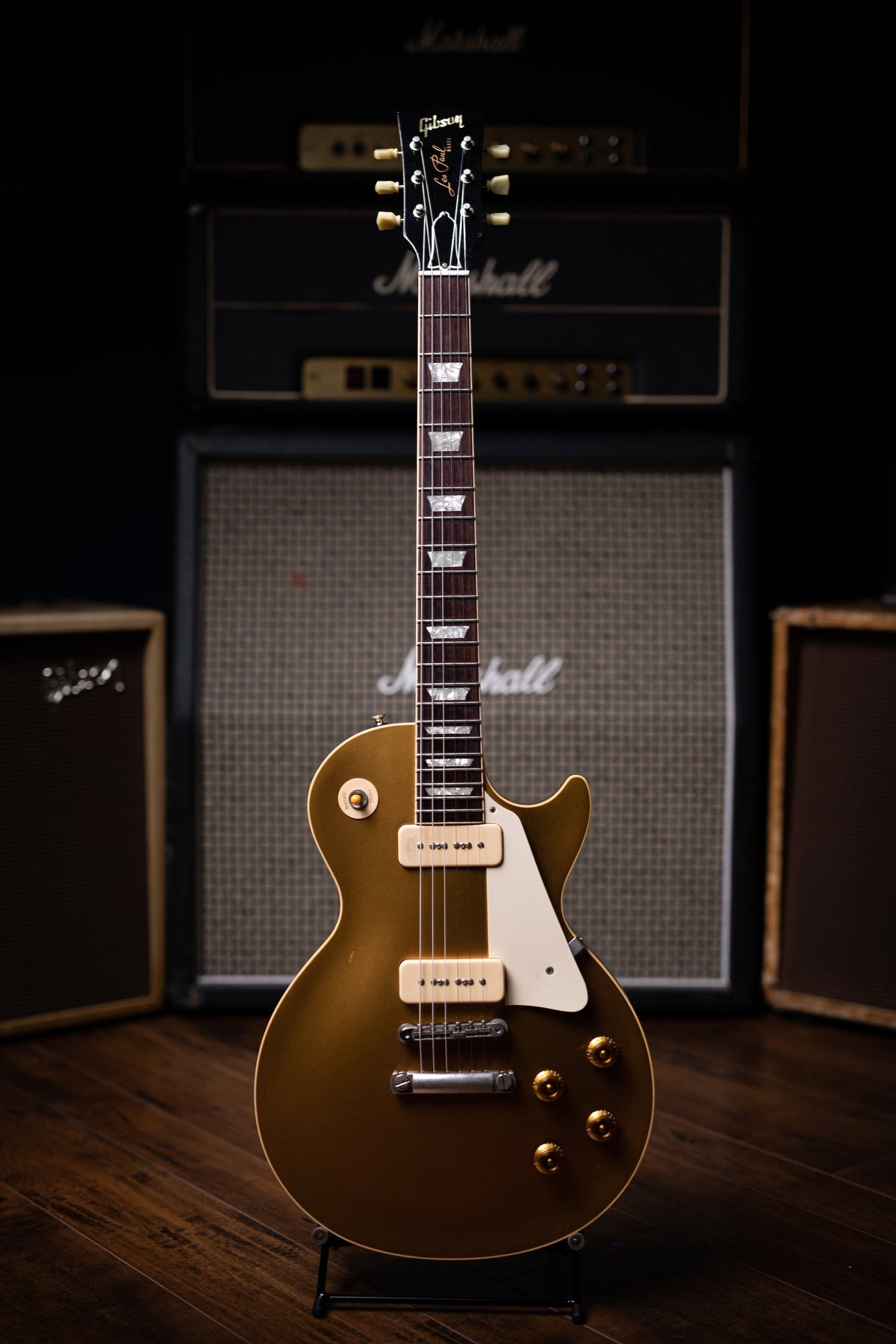 1998 Gibson Custom Shop 1956 Les Paul R6 Electric Guitar - Gold Top