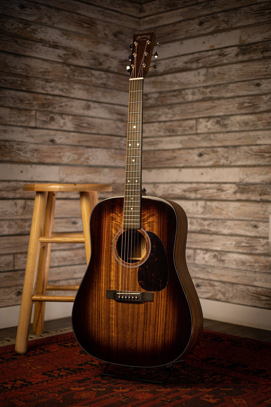 Martin D-16E Burst Dreadnought Acoustic-Electric Guitar - Mahogany Burst