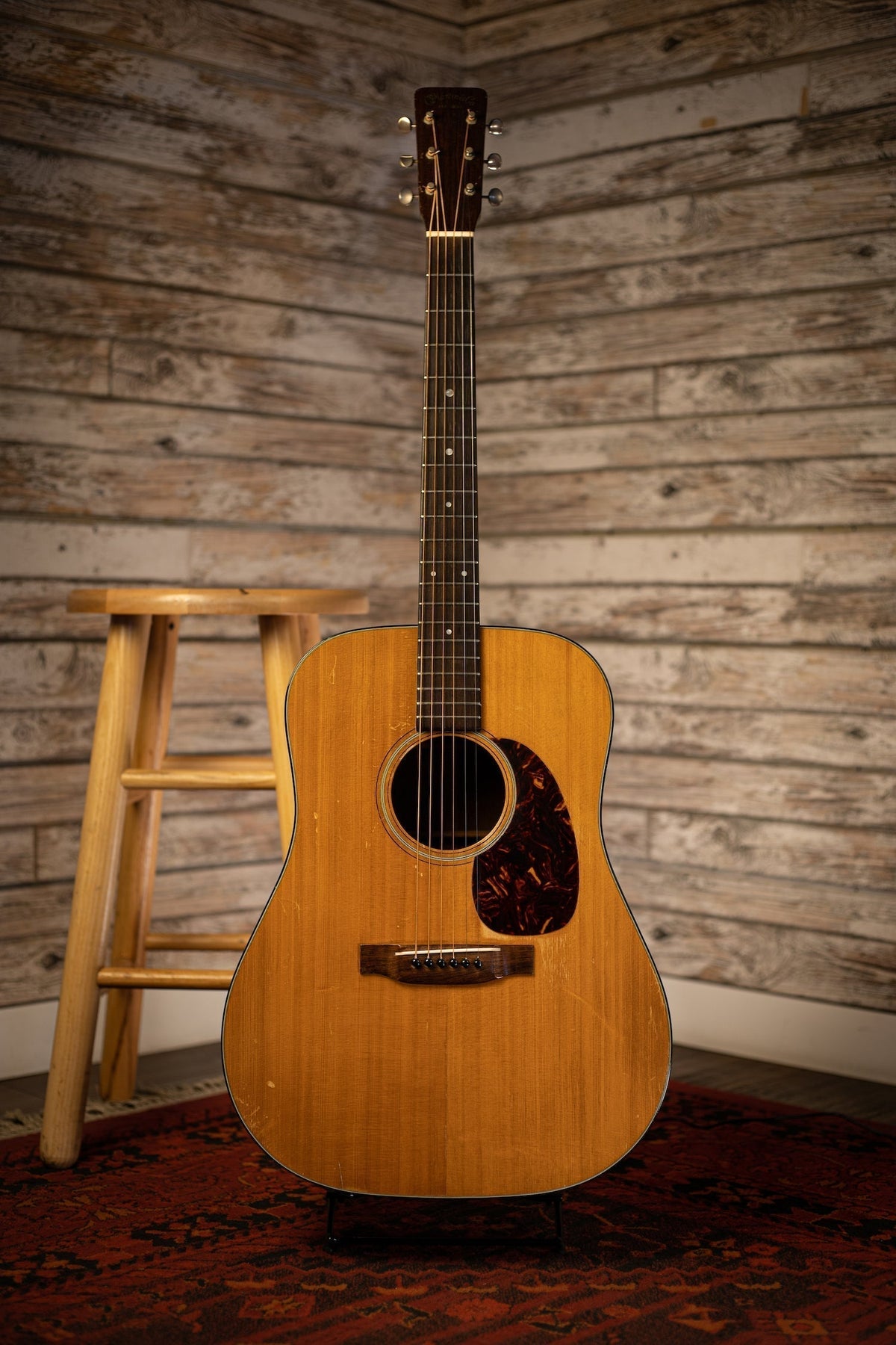 1960 Martin D-18 Acoustic Guitar - Natural