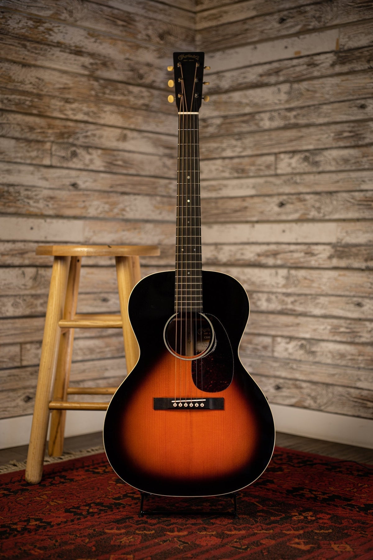 Martin CEO-7 Acoustic Guitar - Teardrop Sunburst