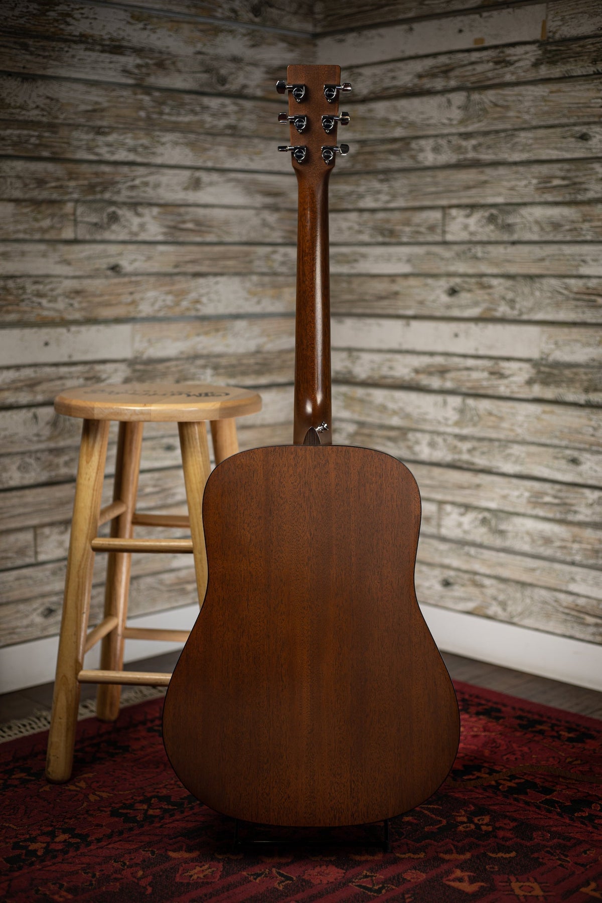 2003 Martin DM Mahogany Left Handed Acoustic Guitar - Natural