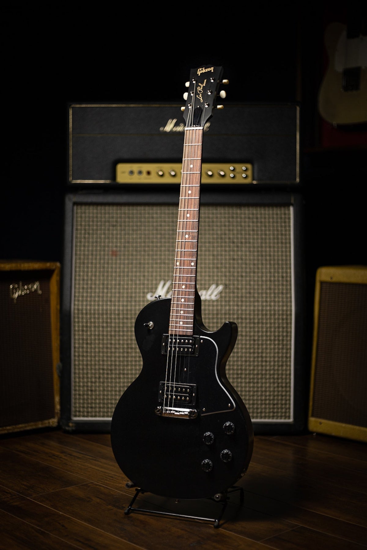 Gibson Les Paul Special Tribute Humbucker Electric Guitar - Ebony Vintage Satin