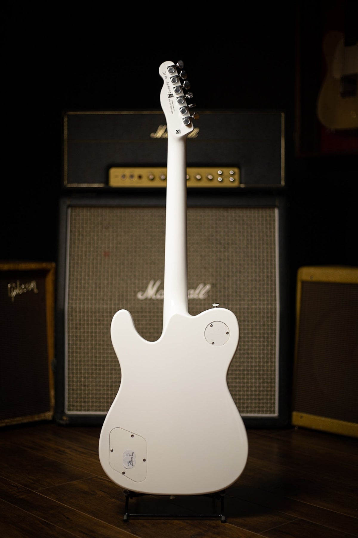 Fender Jim Adkins JA-90 Telecaster Thinline Electric Guitar -  Laurel Fingerboard White