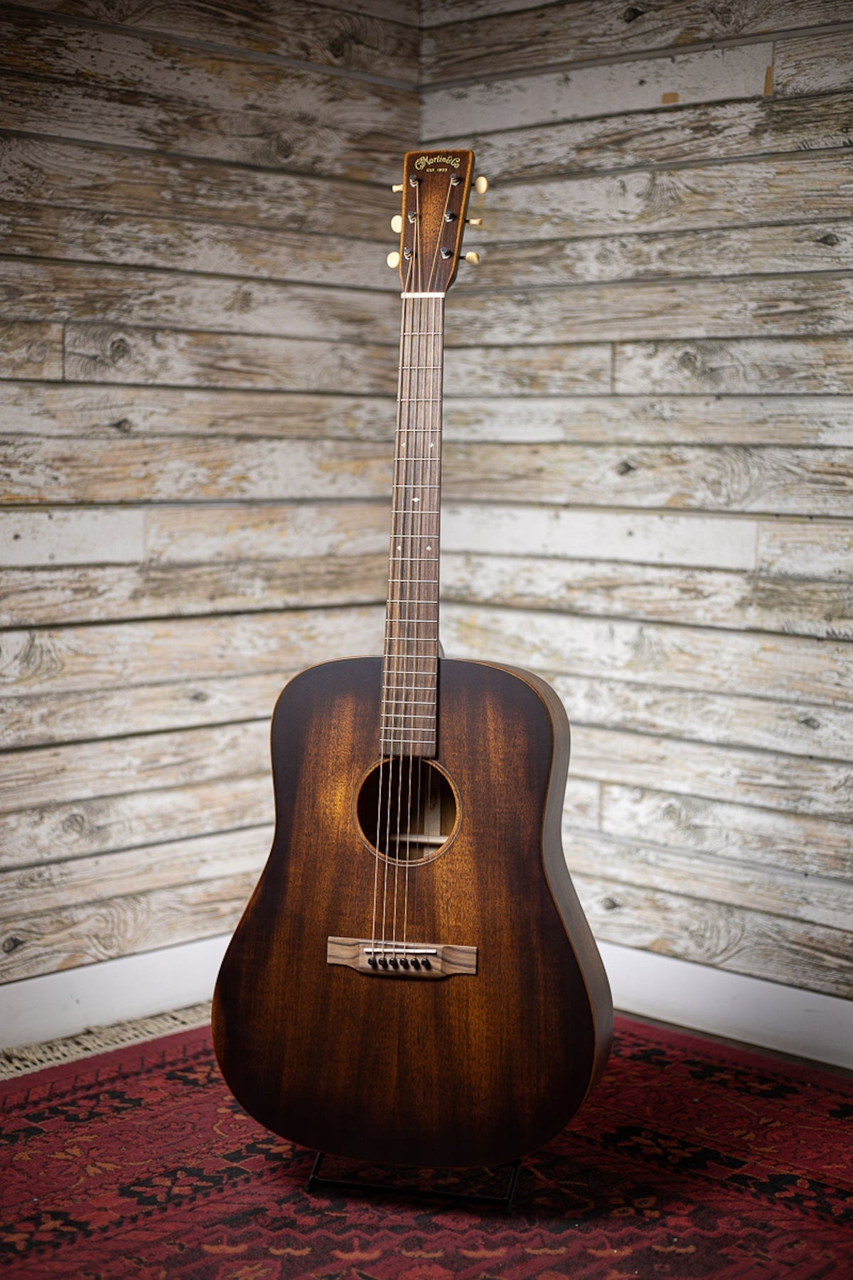Martin D-15M StreetMaster Acoustic Guitar - Mahogany Burst