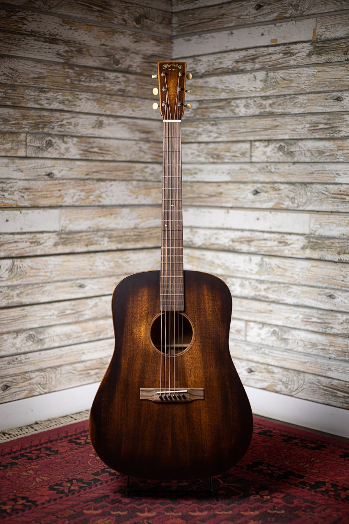 Martin D-15M StreetMaster Acoustic Guitar - Mahogany Burst