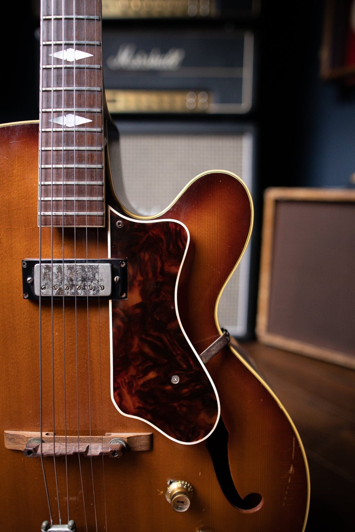 1964 Epiphone Triumph Electric Guitar - Tinted Dark Natural